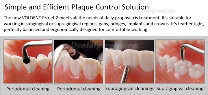 Voldent ProJet pulverstrahlger&auml;t zahnarzt (supragingival + supragingivales handst&uuml;ck)